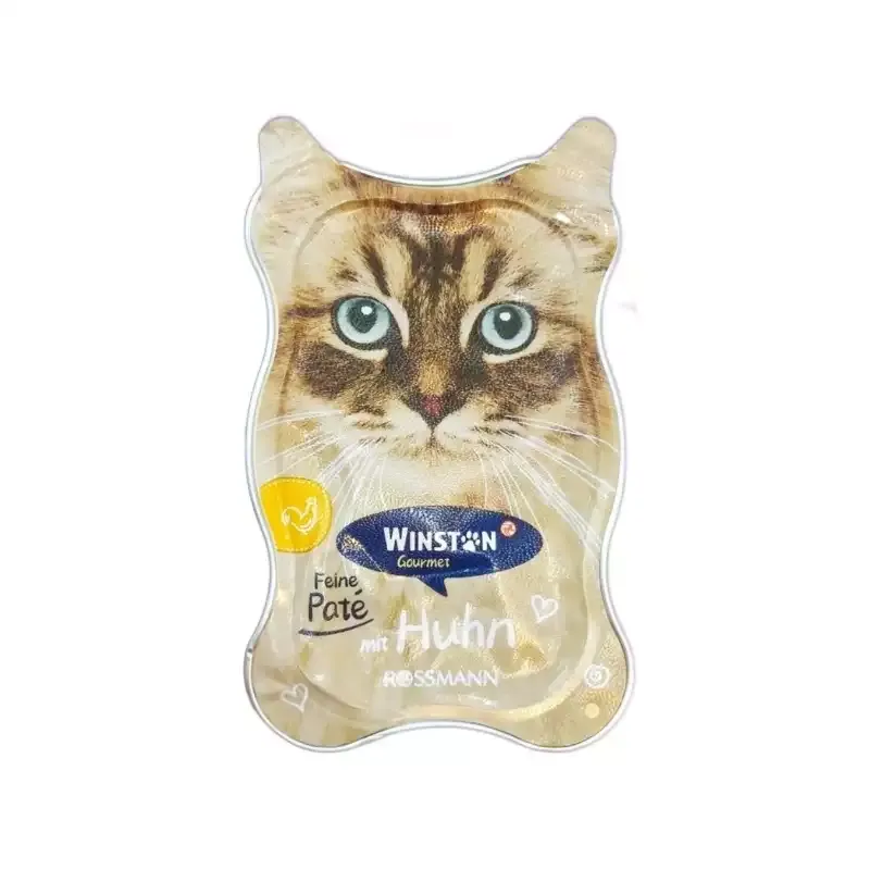 غذای كاسه ای گربه وینستون مدل Winston Chicken طعم مرغ وزن 85 گرم