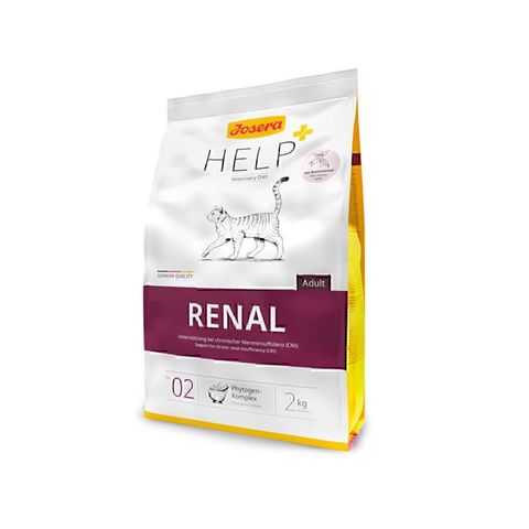 غذای خشک درمانی گربه جوسرا مخصوص کلیه و مجاری ادراری Josera Help Renal وزن 2 کیلوگرم