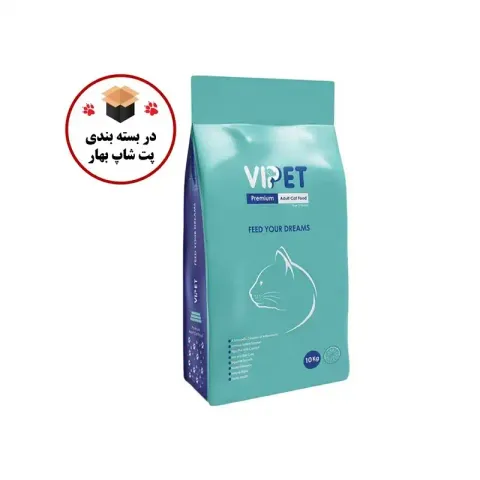 غذای خشک گربه وی پت با طعم مرغ VIPET Premium وزن 1 کیلوگرم