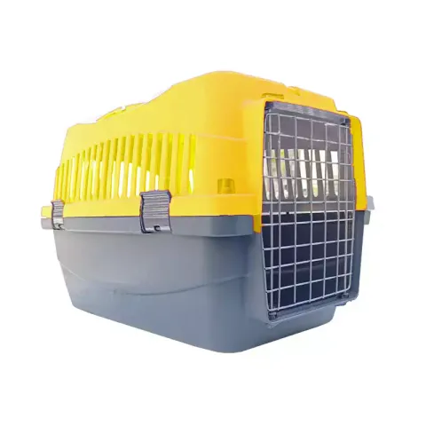 باکس حمل حیوانات هپی پت مدل ژوپیتر درب فلزی سایز 3