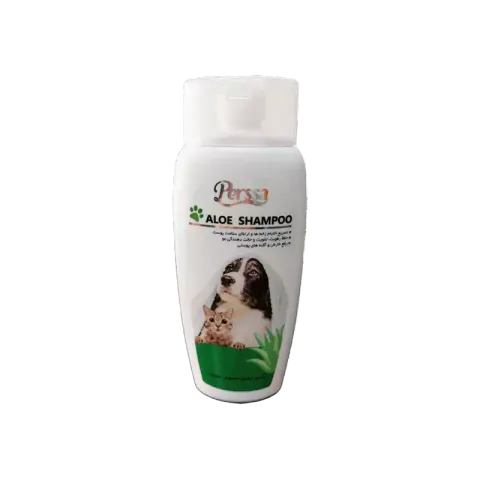شامپو حیوانات پرسا مدل Aloe Shampoo حجم 250 میلی لیتر